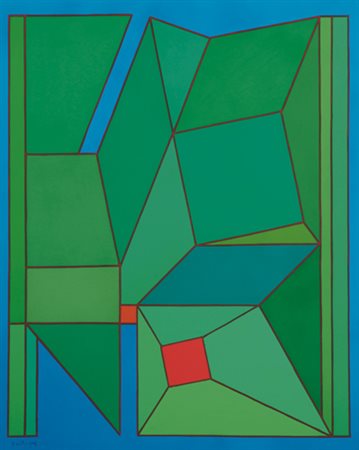 ACHILLE PERILLI Roma 28/01/1927 La fuga, 2008 tecnica mista su tela cm....