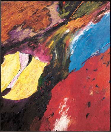 PIERPAOLO CALZOLARI Bologna 21/11/1943 Senza titolo, 1982 tecnica mista su...