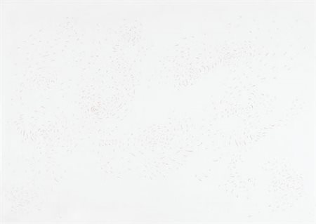 DADAMAINO Milano 02/10/1935 - Milano 04/2004 Senza titolo biro rossa su carta...