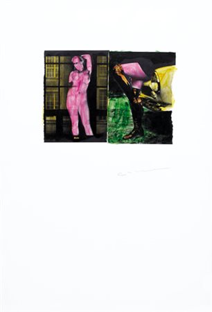 MARIO SCHIFANO Homs (Libia) 1934 - Roma 26/01/1998 Senza titolo, 1979-80...