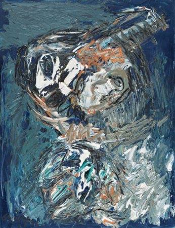 KAREL APPEL Amsterdam 25/04/1921 - Zurigo 03/05/2006 Tete, 1962 olio su tela...