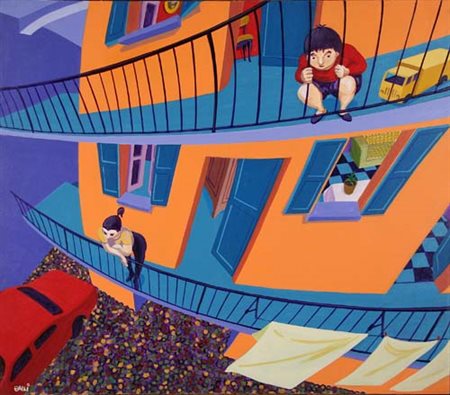 STEFANO GALLI Falconara Marittima (An) 20/11/1950 Casa a ringhiera, 2001...