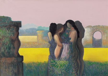 JOHN PICKING Lancashire (Inghilterra) 1939 Elysian field, 1996 olio su tela...
