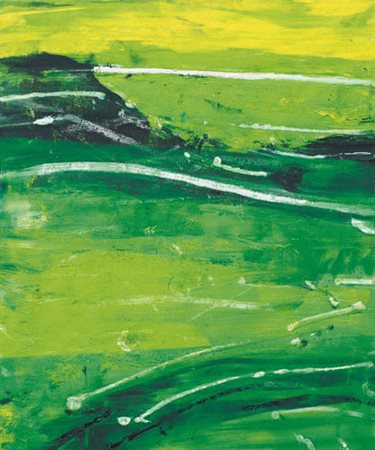 GIOVANNI FRANGI Milano 12/05/1959 Aprile olio su tela cm. 55x46, firma e...