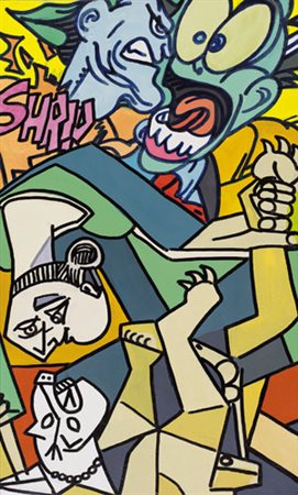 GUDMUNDUR ERRO Geboren (Islanda) 1932 Dedicato all'amico Pablo Picasso, 2011...