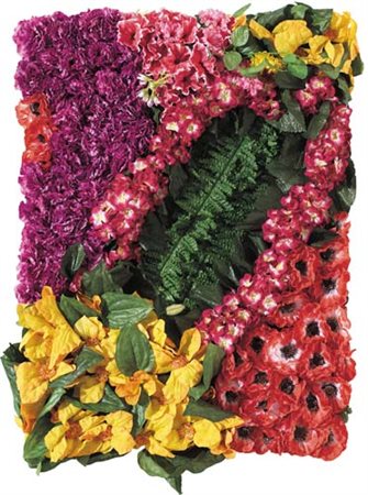 CARLO RIZZETTI Ixelles-Bruxelles (Belgio) 1969 Fiori, 1994 fiori in plastica...