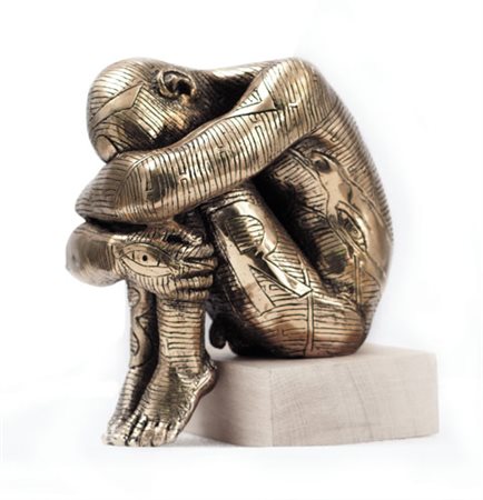 RABARAMA Roma 1969 Condizio-nata-mente, 2010 scultura in bronzo lucido cm....