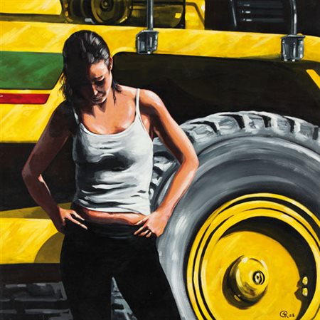 GIOVANNI ROSAZZA Torino 18/03/1961 Devo cambiare lavoro..., 2008 acrilici su...