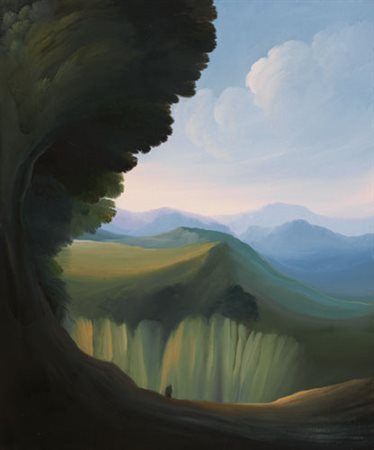 UBALDO BARTOLINI Montappone (Ap) 18/02/1944 Il burrone, 2002 olio su tela cm....