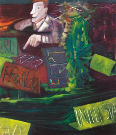 MARCO CINGOLANI Como 21/02/1961 Missione umanitaria (risolute) olio su tela...