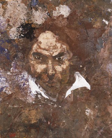 TARIK BERBER Banjaluka 1980 Lui, 2006 olio, pigmenti puri, cemento e tecnica...