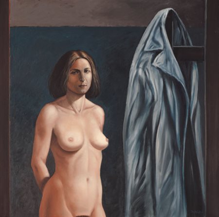 FRANCO DUGO Grgar 09/06/1941 Nudo in un interno, 2007-2008 olio su tela cm....