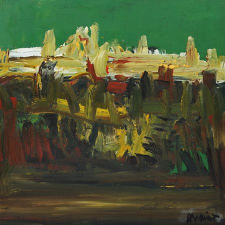 PIERO MAGGIONI Monticello Brianza (Co) 1931 - Vigano' (Co) 1995 Paesaggio,...