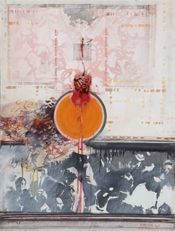 FERNANDO DE FILIPPI Lecce 11/04/1940 25 luglio, 1965 acrilico e applicazioni...