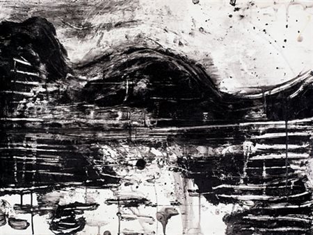 GIOVANNI FRANGI Milano 12/05/1959 Senza titolo, 2007 olio su carta cm. 60x80,...