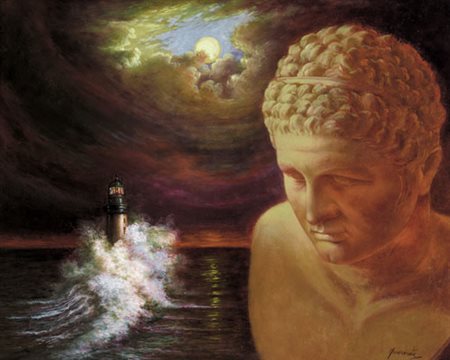 ANTONIO NUNZIANTE Napoli 1956 Tormento ed estasi, 2007 tempera all'uovo e...