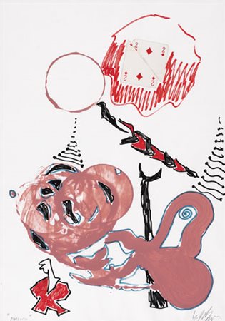 SERGIO DANGELO Milano 1932 Pimlico, anni '80 collage e tecnica mista su...