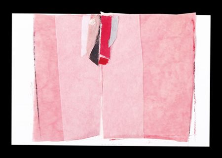 SANDRO DE ALEXANDRIS Torino 31/12/1939 Senza titolo, 1993 carta, tela e...