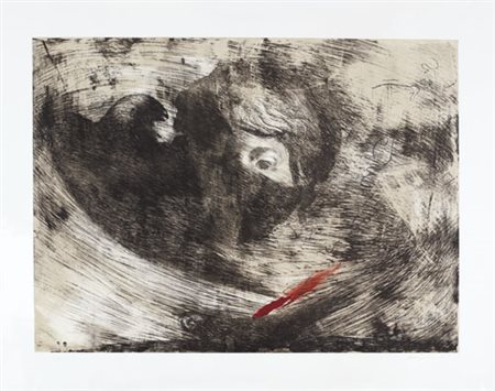 OMAR GALLIANI Montecchio Emilia (Re) 30/10/1954 Senza titolo acquaforte...