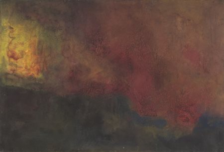 COSTANTINO GUENZI Milano 1926 - 1989 Senza titolo tecnica mista su carta...