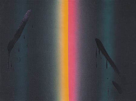 ENNIO FINZI Venezia 1931 Tracce sommerse, 2006 acrilico su tela cm. 60x80,...