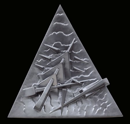 ARNALDO POMODORO Morciano di Romagna 1926 Piatto triangolare, 2006 scultura...