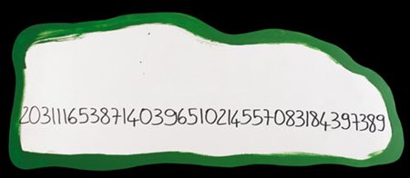 MICHELANGELO PISTOLETTO Biella (Vc) 25/06/1933 Frattali, 1999-2000 smalti su...