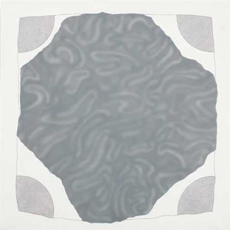 PINO PINELLI Catania 01/10/1938 Topologia, 1973 olio su tela cm. 95x95,...