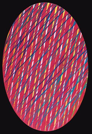 PIERO DORAZIO Roma 28/06/1927 - Todi 17/05/2005 Volière, 1984 olio su tela...