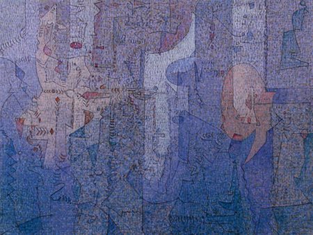 VINCENZO BALSAMO Brindisi 27/06/1935 Senza titolo, 1999 olio su cartone...