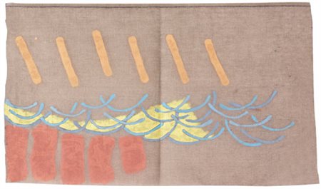 GIORGIO GRIFFA Torino 29/03/1936 Azzurro ricurvo, 2007 acrilico su tela cm....