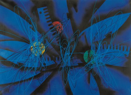 ROBERTO CRIPPA Milano 07/05/1921 - Bresso (Mi) 19/03/1972 Spirale, 1952 olio...