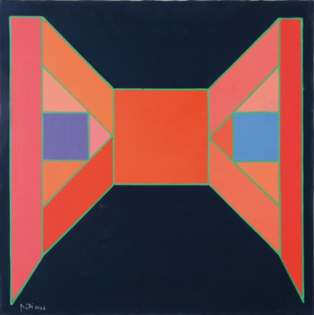 ACHILLE PERILLI Roma 28/01/1927 Il tratto essenziale, 2006 tecnica mista su...