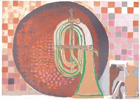 BRUNO SAETTI Bologna 21/02/1902 - Bologna 10/07/1984 Senza titolo litografia...