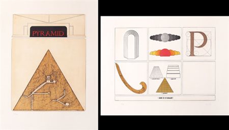 LUCIO DEL PEZZO Napoli 1933 Senza titolo acquaforte acquatinta su carta cm....