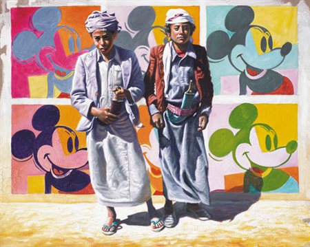 LI HASSOUN Sidone (Libano) 1964 Senza titolo, 2010 olio e semifresco su tela...