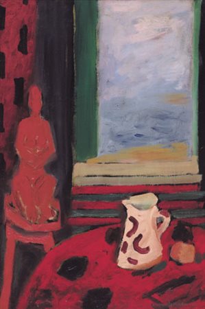 GIULIO DA MILANO Nizza Marittima 11/11/1895 - Torino 1990 Interno con statua...