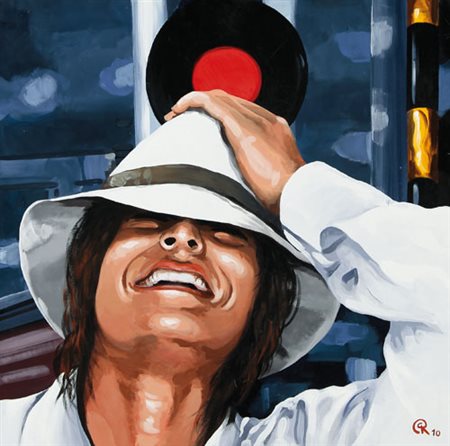 GIOVANNI ROSAZZA Torino 18/03/1961 Ho perso la coincidenza, 2010 acrilici su...