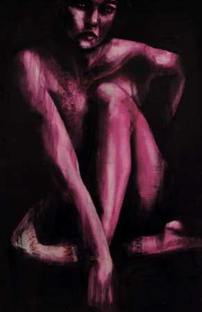 FABIO GIAMPIETRO Milano 1974 Fede, 2004 tecnica mista su tela cm. 150x100,...