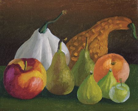 SALVO Leonforte (En) 22/05/1947 Agosto olio su tela cm. 24x30, firma e titolo...