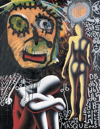 KOSTABI MARK & PAUL Dato il mortal sospiro, 2005 olio su tela eseguito a 4...
