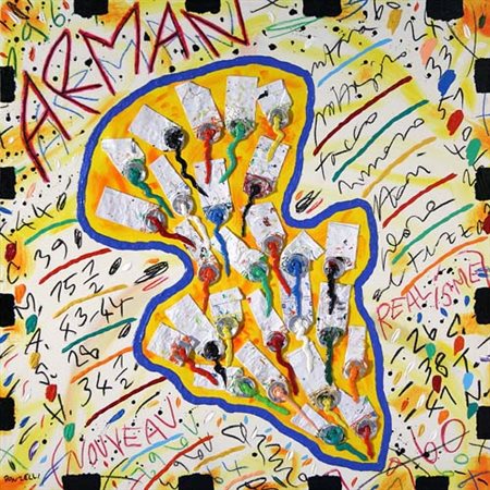 BRUNO DONZELLI Napoli 12/04/1941 Ormare Arman olio, tecnica mista e...