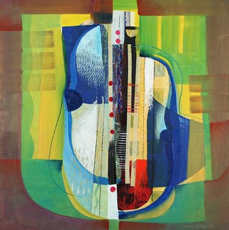 VITTORIOMARIA DI CARLO S. Marco in Lamis (Fg) 1939 Strumento a corde olio e...