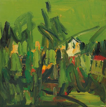 PIERO MAGGIONI Monticello Brianza (Co) 1931 - Vigano' (Co) 1995 Paesaggio,...