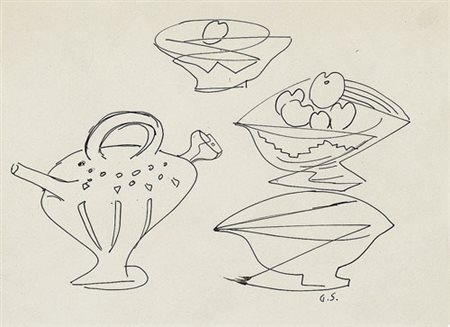 GINO SEVERINI Cortona (Ar) 07/04/1883 - Parigi (Francia) 26/02/1966 Studio...