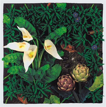 PIERO GILARDI Torino 03/08/1942 Orto ligure poliuretano espanso cm. 50x50,...