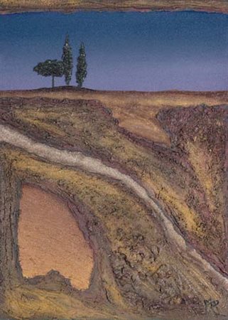 MARIO PASCHETTA Milano 27/04/1949 Up end Down Tuscany, 1995 malte e terre...