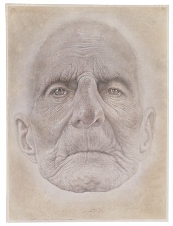 ANDREA MARTINELLI Prato 12/03/1965 Maschera, 2008 matita e pastello su carta...