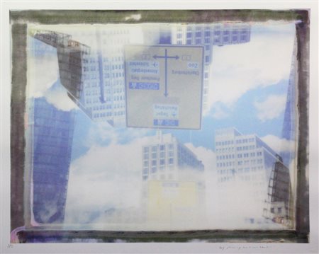 Maurizio Galimberti, Senza titolo, stampa fotografica su carta, cm. 70x100,...