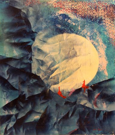 Giorgio Melzi, Al Confine del Sistema, acrilico su tela, cm. 50x40, firmato...